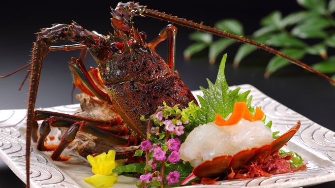 ☆お魚大好き。o○♪♪　☆本物の房州海老・あわび・お刺身だけの☆豪華な少食☆